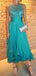 Sparkly Sleeveless Jewel A-line Chiffon Tea length Spa Prom Dresses , OT233