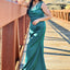 Elegant V-neck Sleeveless Mermaid Jade Satin Long Bridesmaid Dresses Online, OT470