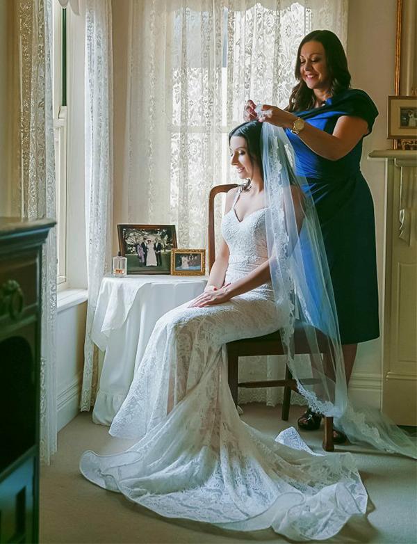 Spaghetti Straps V-neck Backless Full Lace Wedding Dresses, WD0389
