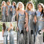 Simple Mermaid navy blue Sequined different styles cheap Bridesmaid Dress, BD0450