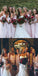 A-Line Spaghetti Straps Pink Chiffon Bridesmaid Dresses With Pleats, BD0103