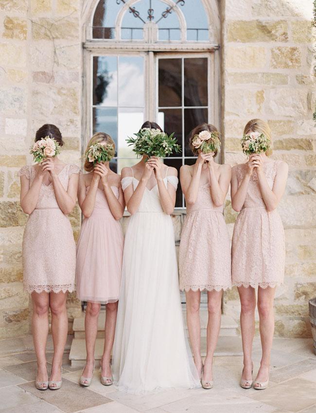 New Arrival lace Cheap short simple bridesmaid dresses, elegant brides –  Okstyles