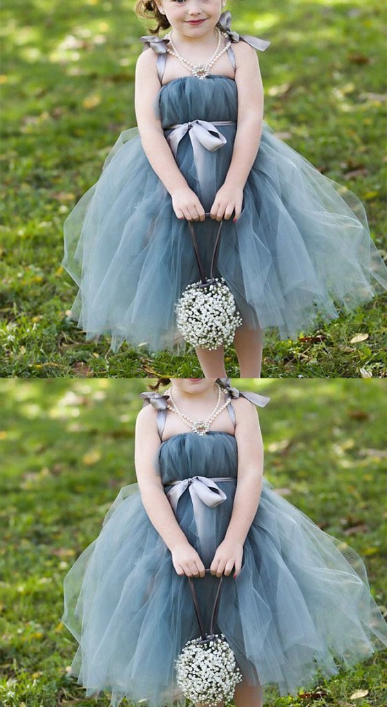 Cute Off Shoulder Tulle Flower Girl Dresses, Popular Lace Little Girl –  Dairy Bridal