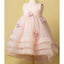 Light Pink Tulle Handmade Flower Little Girl Dresses, Cheap Flower Girl Dresses, FG071