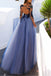 New Arrival Floor-length A-Line Appliques Backless Evening Dress, Long Prom Dress, PD0503