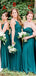 A-line Sweetheart Chiffon Simple Cheap Bridesmaid Dresses, BD0574