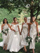 Silver A-line Halter Bridesmaid Dresses, BG118