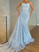 Sleeveless Beadings Mermaid Prom Dresses with Sequins, OL114