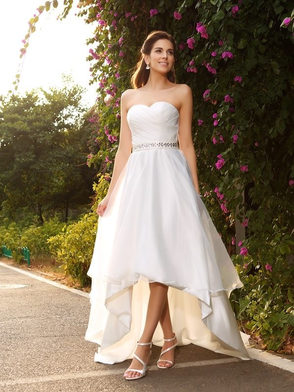 Dress bride new fashion front short back long wedding engagement party evening  dress | Shopee Philippines