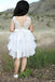White lace dress,White tutu dress, flower girl lace dresses, lovely flower girl dress, FG0201
