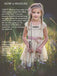 Charming Grey Sequins Tulle Round Neck Flower Girls Dresses with Bow, FG0122