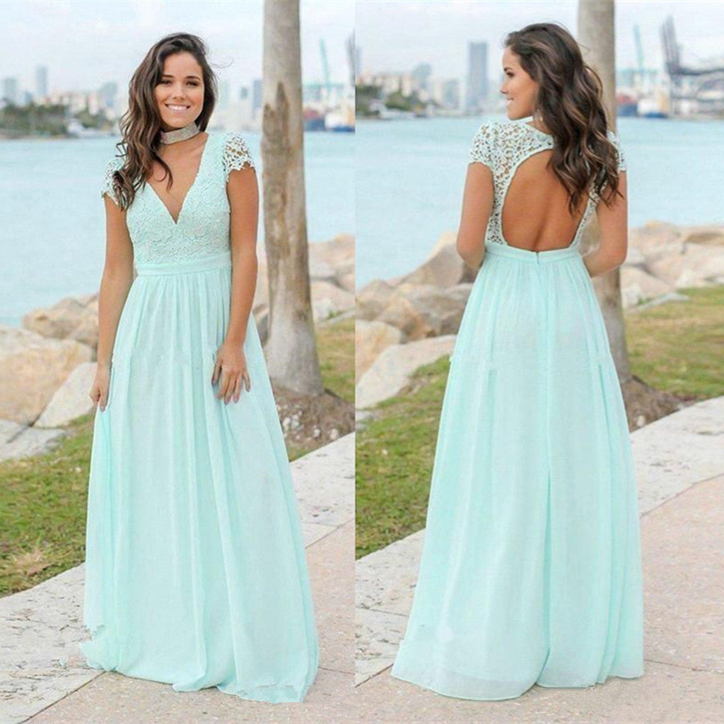 Nigerian African Mint Green Sheath Bridesmaid Dresses Lace Cap Sleeves  Sheer Neck Plus Size Maid Of Honor Wedding Guest Party Gowns
