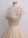 New Hot Sale V-neck Lace Cap Sleeves short Prom Dress, Elegant homecoming dresses, HD0323