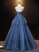 Elegant Sweetheart Tulle Long Prom Dresses, OL145