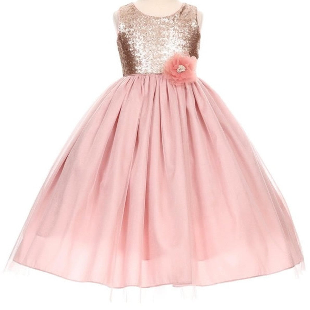 Rose Pink Off Shoulder Sequined Lace Pageant Dress With Sweep Train For Girls  Affordable Flower Girl Princess Evening Gown For Birthdays And Special  Occasions From Haiyan4419, $71.64 | DHgate.Com